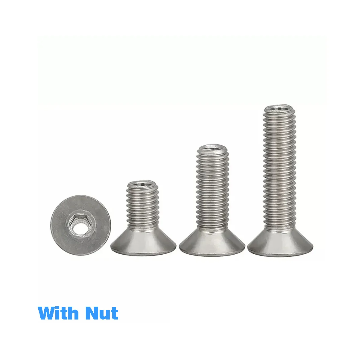 304 Stainless Steel Flat Head Hexagonal Hollow Screw M5M6M8M10