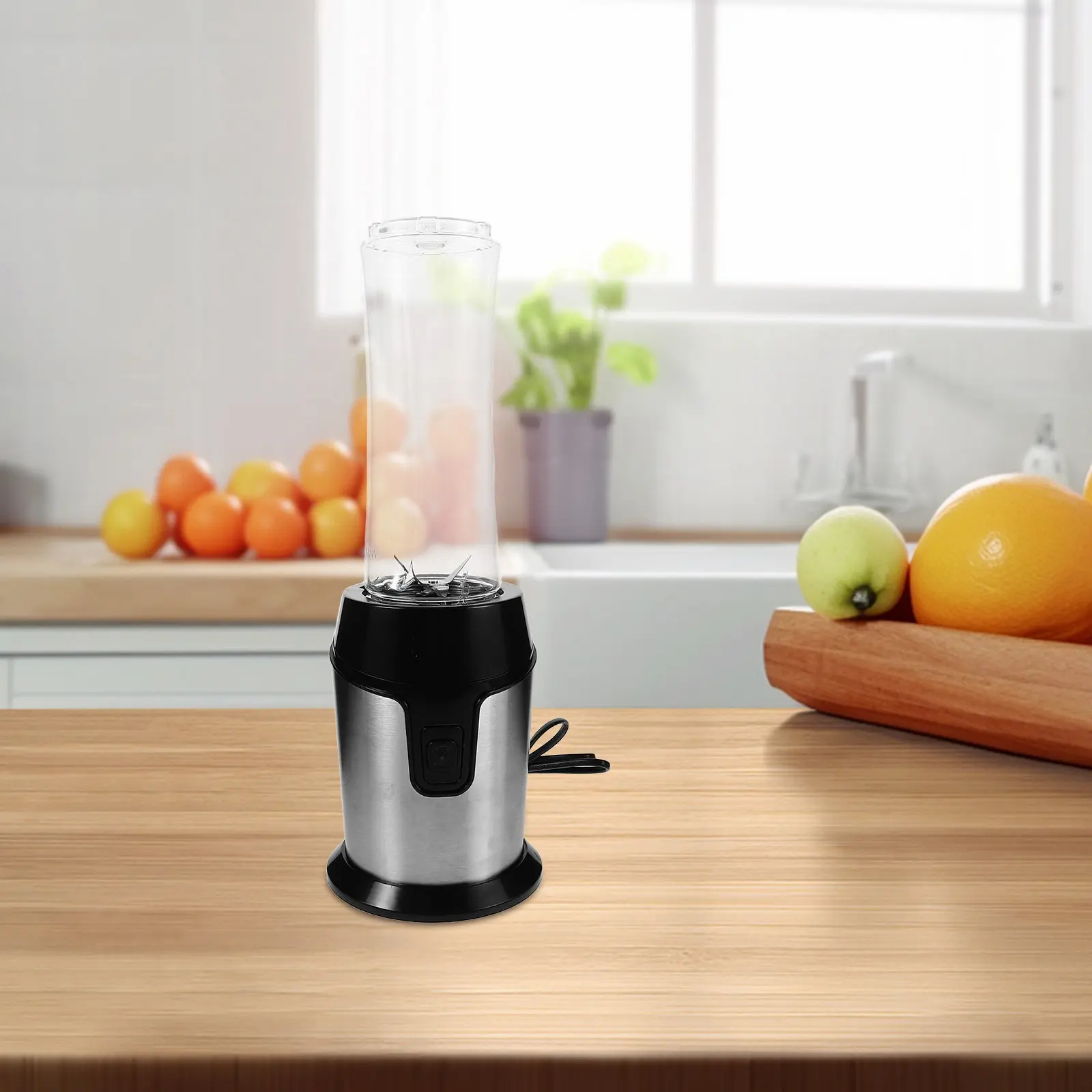 1Set Small Portable Blender Mini Juicer Cup 600ml for Fresh Juice Smoothies Travel Office Home Personal Juicer Mixing Machine view 3