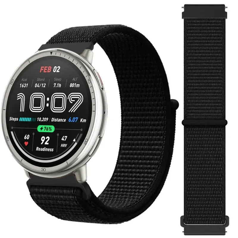 20/22 مللي متر النايلون الفرقة ل Amazfit نشط 2 GTS 4/3/2 صغيرة مريحة استبدال معصمه ل Amazfit Bip 6/5 Correa اكسسوارات