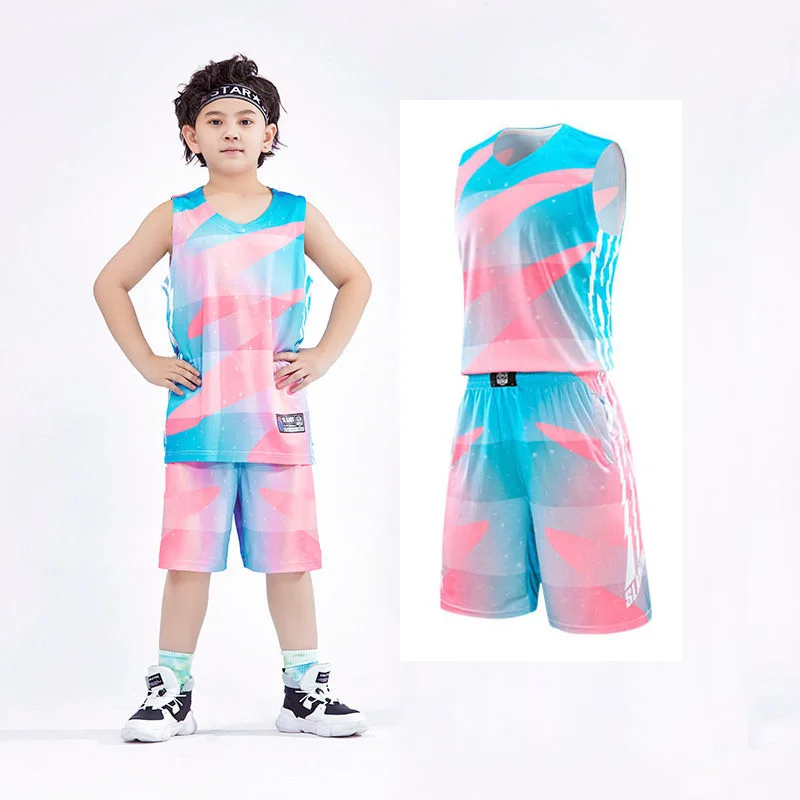 Adult Children Basketball Jerseys Men Boys Girls Sets Kids Uniforms Fitness Football Tennis Student Tracksuit GYM Suits 7702