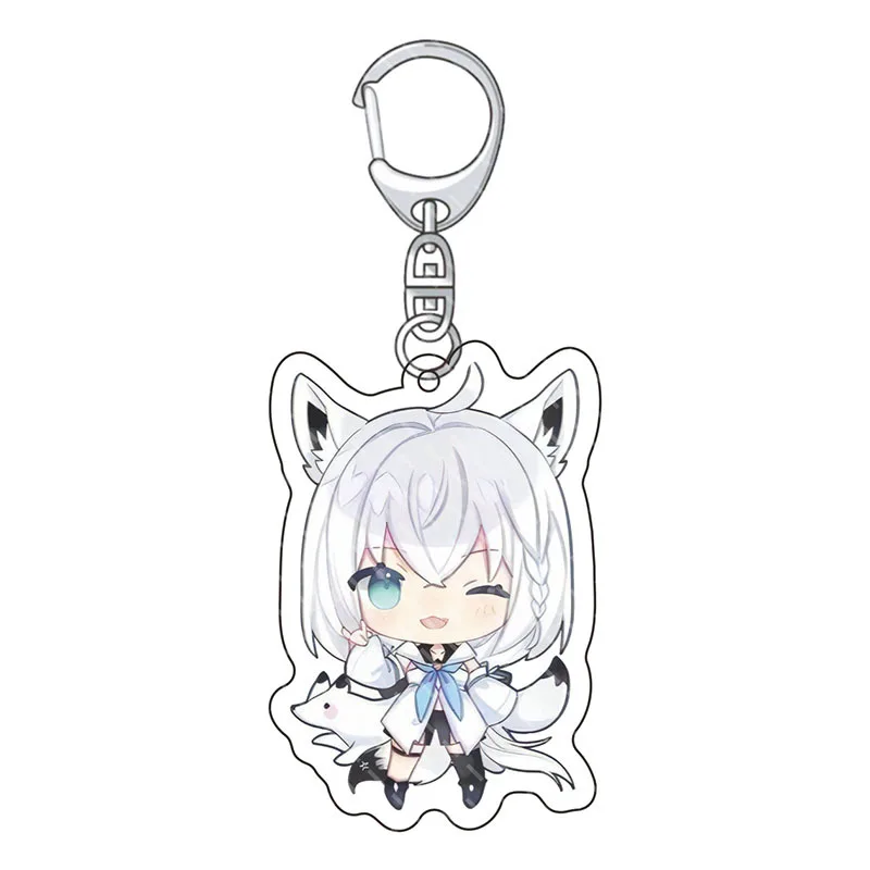 HOLOLIVE Shirakami Fubuki llavero брелок на ключи bag charm