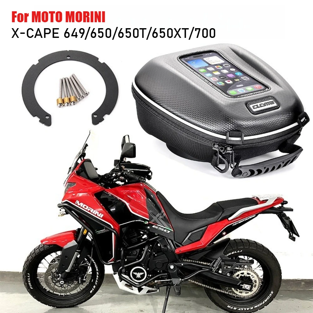 For MOTO MORINI X-Cape 700 649 650 650T 650XT Motorcycle Tank Bag Quick Lock Ring Parts Waterproof Luggage Navigation Backpack