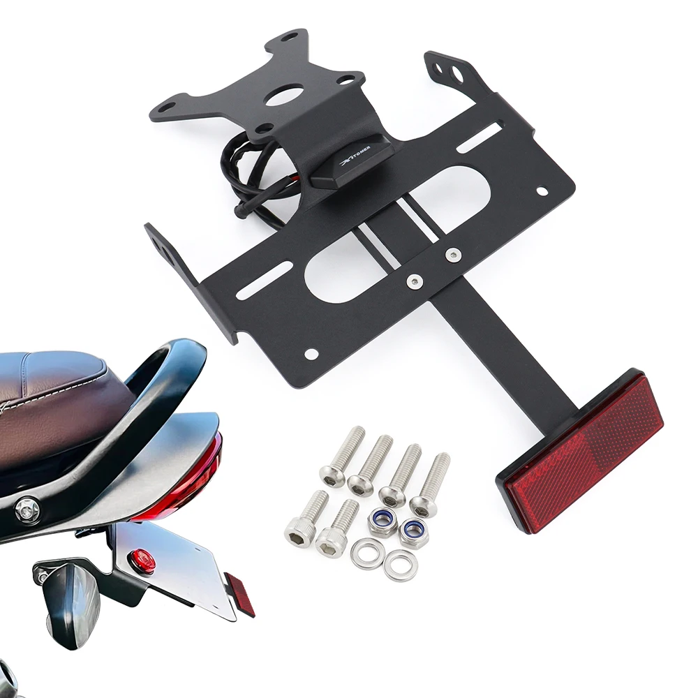 

For Triumph Speed 400 / Scrambler 400X 2024-2025 Motorcycle Rear Tail Tidy Fender Eliminator Registration License Plate Holder