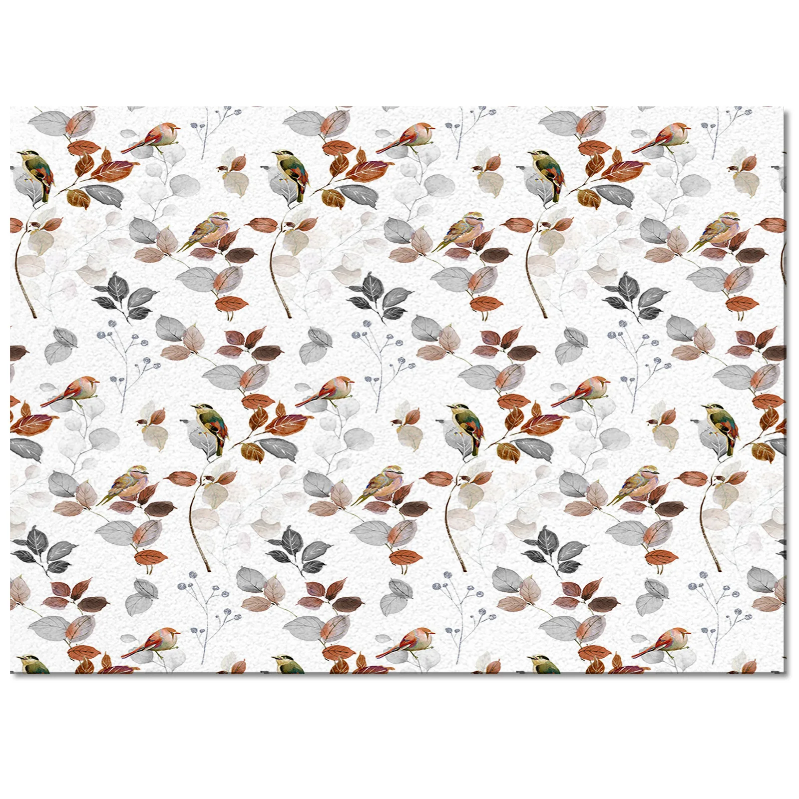 Leaf American Country Leaf Mockingbird Living Room Floor Mat Children's Bedroom Bedside Carpet Kitchen Door