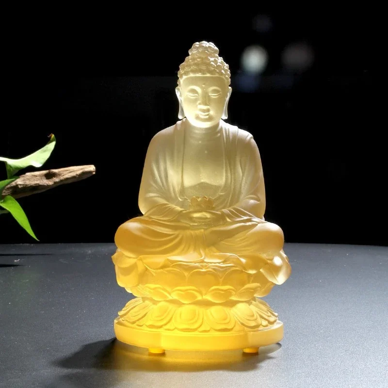 CLL Shakyani Buddha Biography Medicine Buddha Sanbao Buddha Main Offering Glazed Ornament