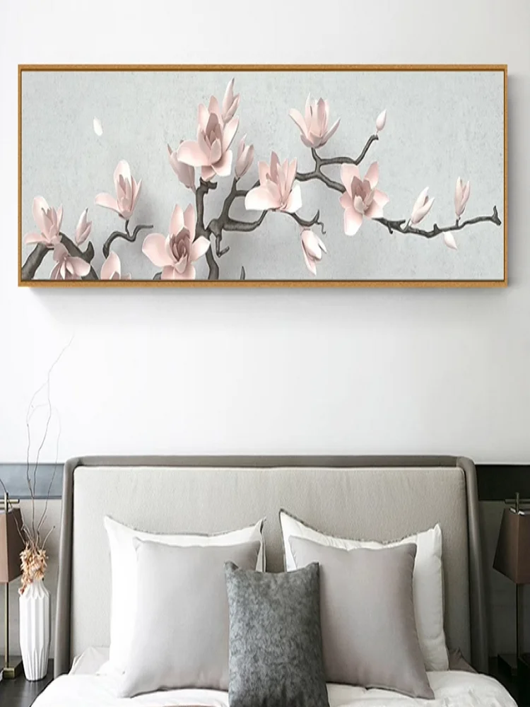 

Modern Simple Style Cross Stitch Kit Restaurant Flower Pattern Cotton Fabric for Living Room Bedroom Handmade Embroidery Art