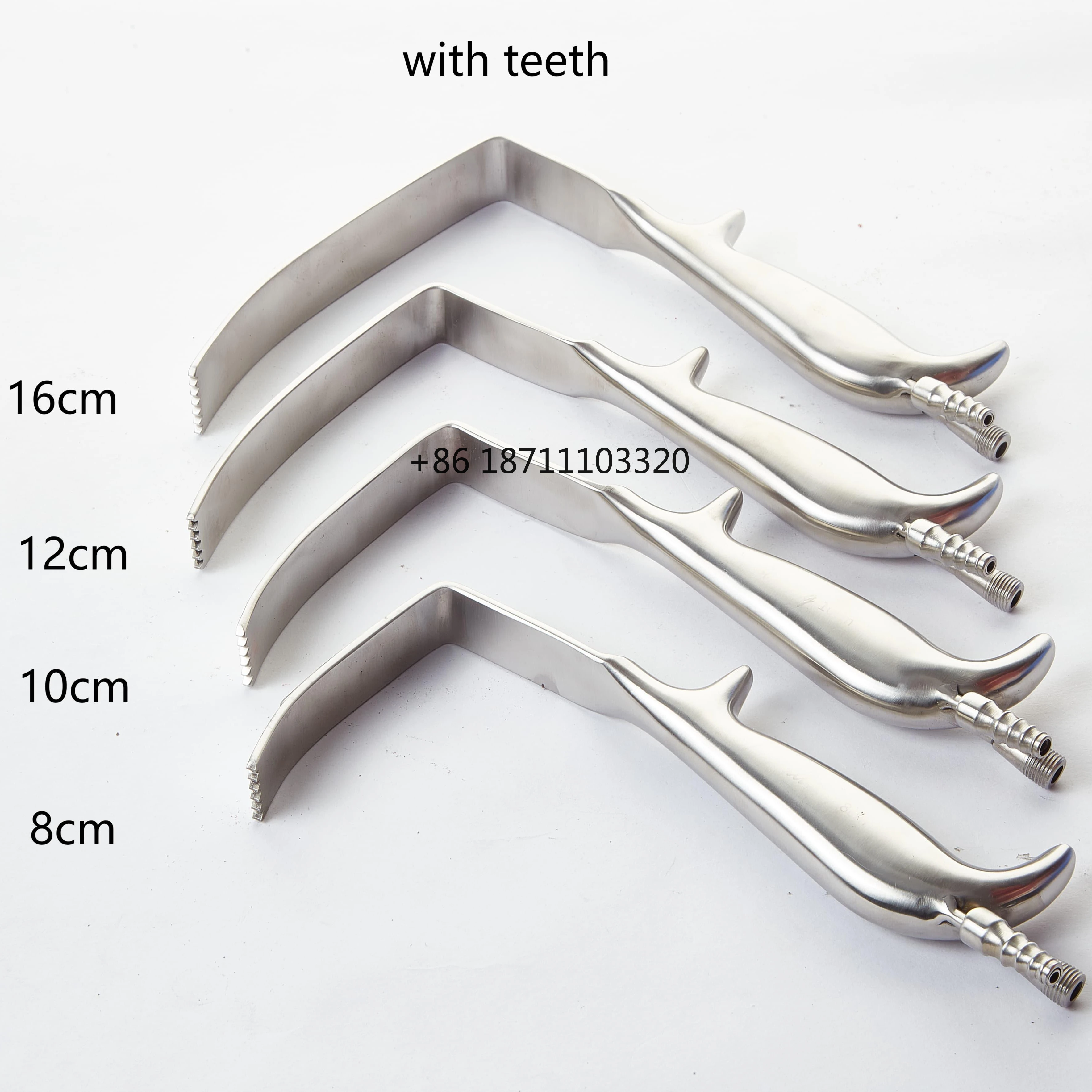 Medical Lighted Breast Retractor Light Useful Breast Retractor  L Shape Light Guiding Retractor for Breast