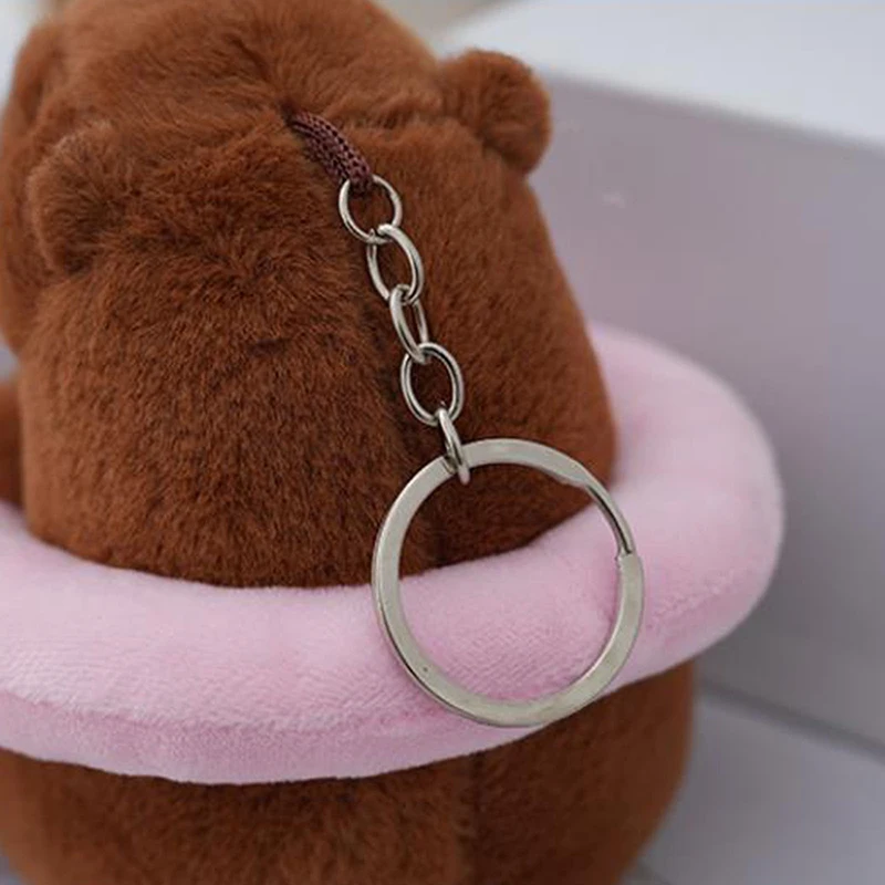 Cute Cartoon Capybara Pendant Plush Toy Doll Bag Hanging Ornaments Cute Kapila Keychain Doll Car Pendant Desktop Doll Ornaments