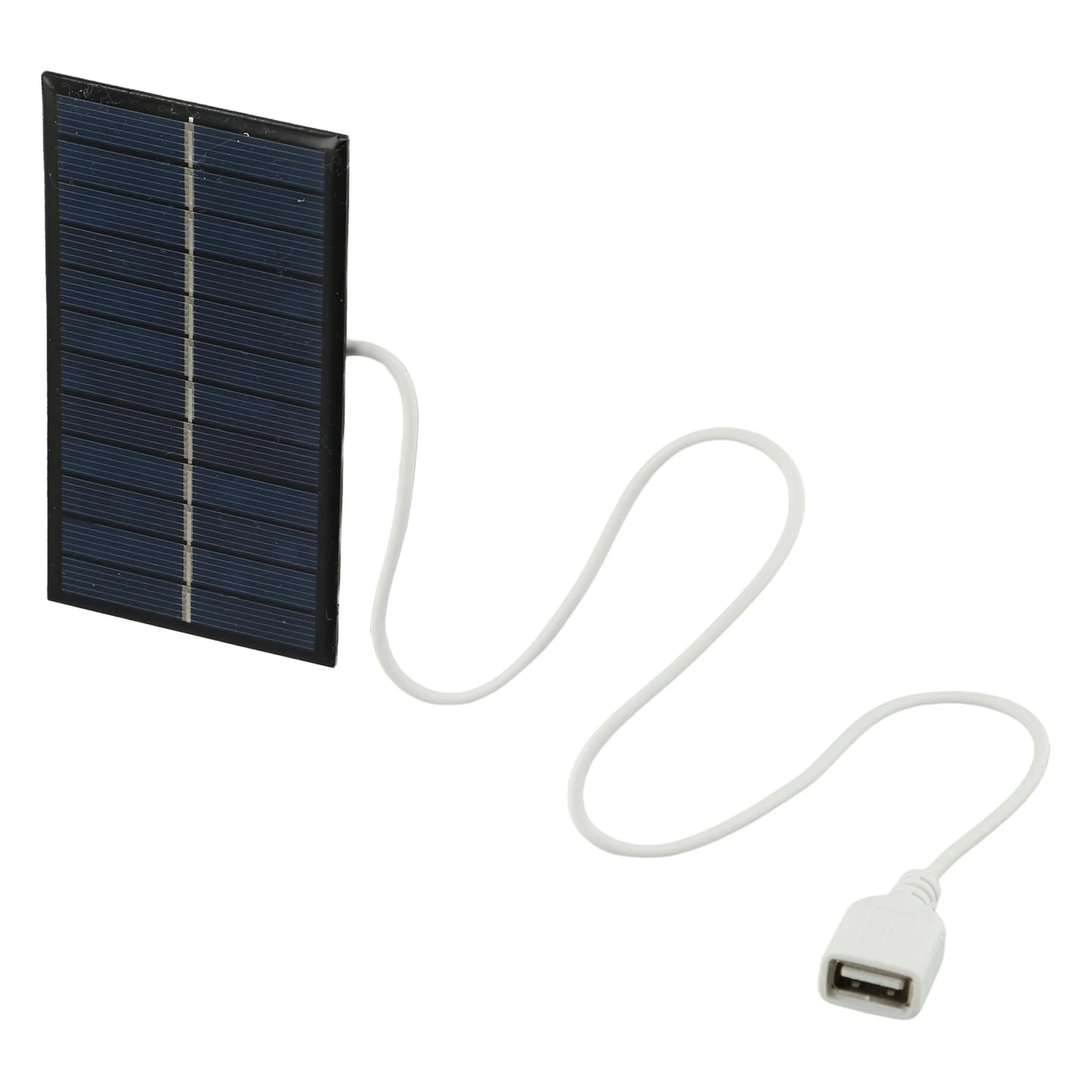 2W Solar Panel Charger for Mobile Power Bank Lightweight and Compact Design for Efficient Charging of 3 7V Batteries