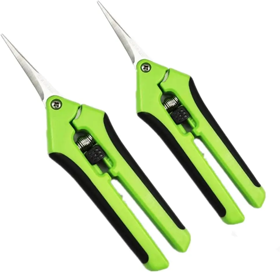 

SZHDX 6.5 Inch Gardening Scissors Hand Pruner Pruning Shear with Straight Stainless Steel Blades 1-PackS