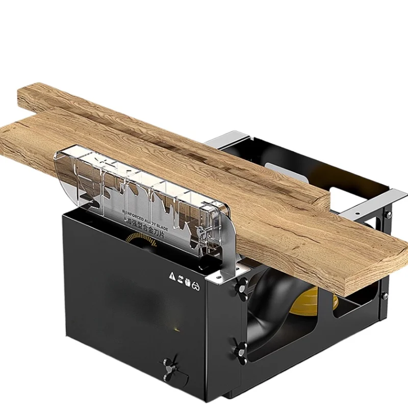 Electric Multi-Function Precision Dust-Proof Decoration Cutting Machine 7-Inch Household Miniature Woodworking Sliding Table Saw