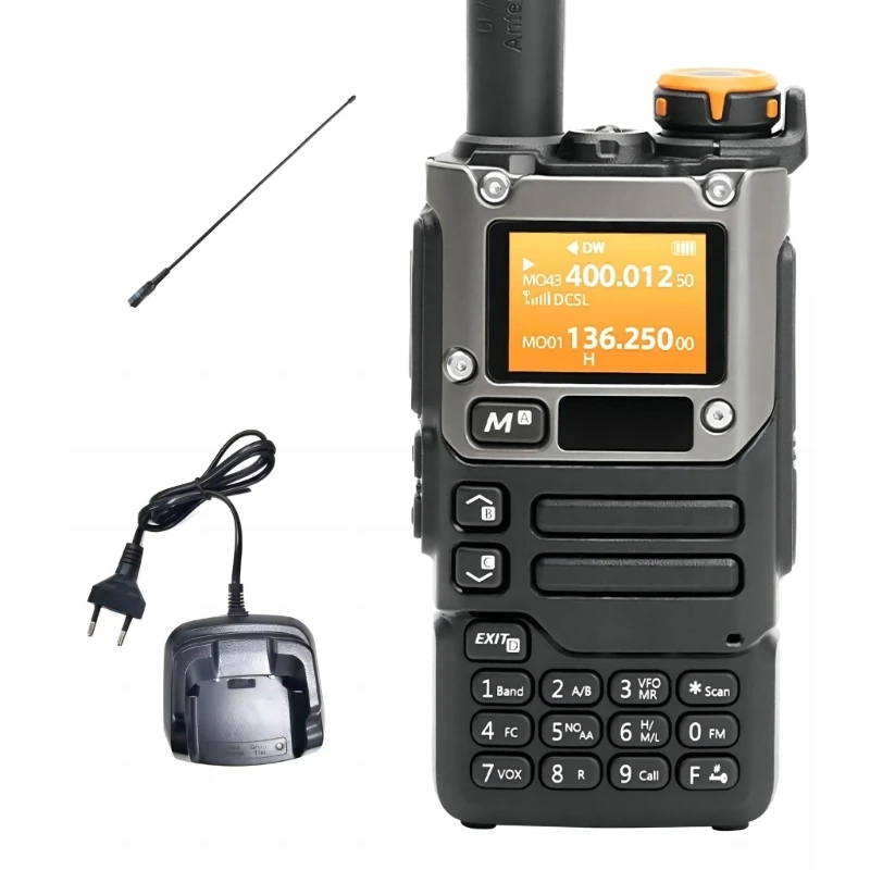del walkie talkie 5W 20CB congriega tipo radio inalámbrica NOAA frecuencia USB del VHF DTMF frecuencia