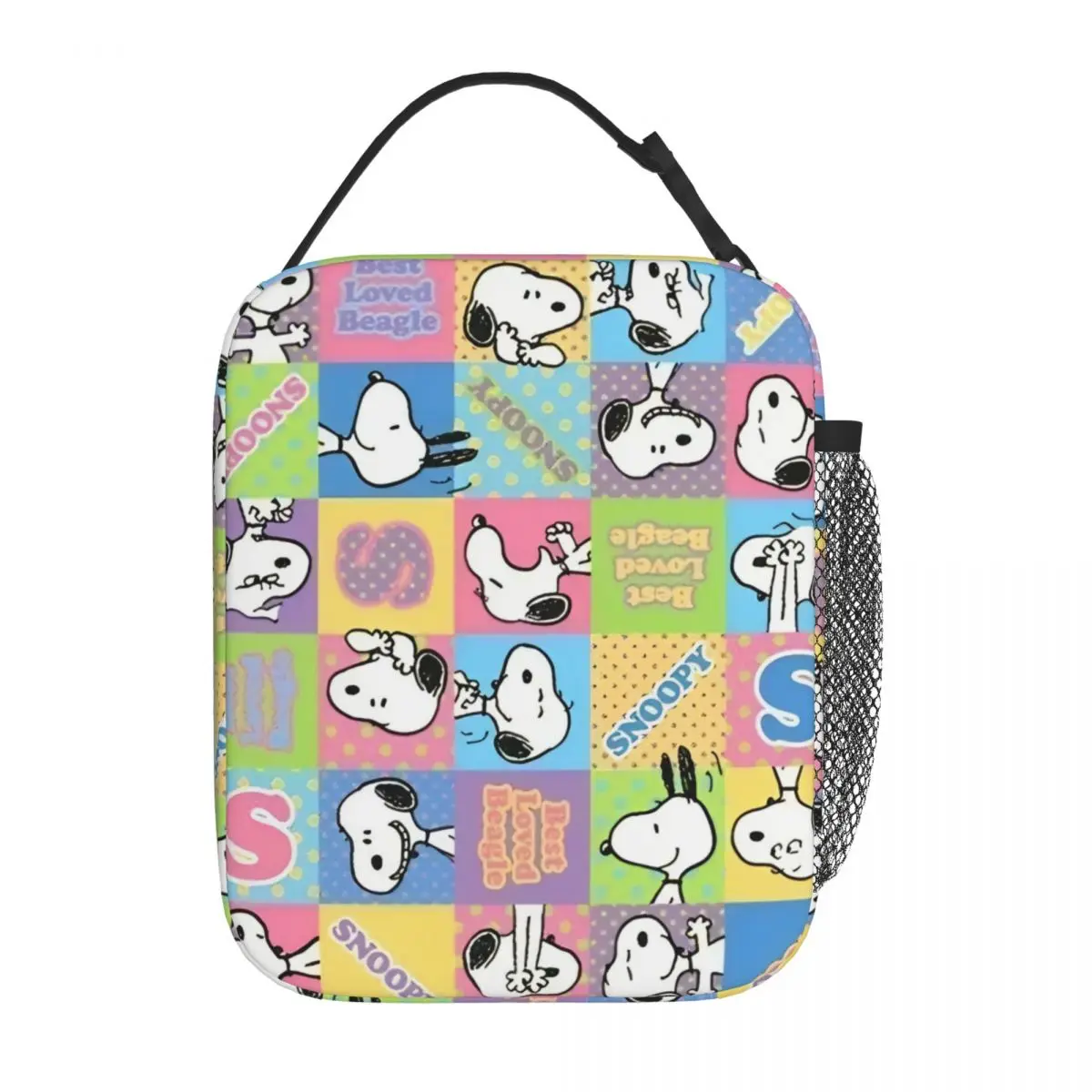 

Snoopyed Peanuts Cartoon Thermal Insulated Lunch Bags for Work Portable Food Container Bags Thermal Cooler Lunch Boxes