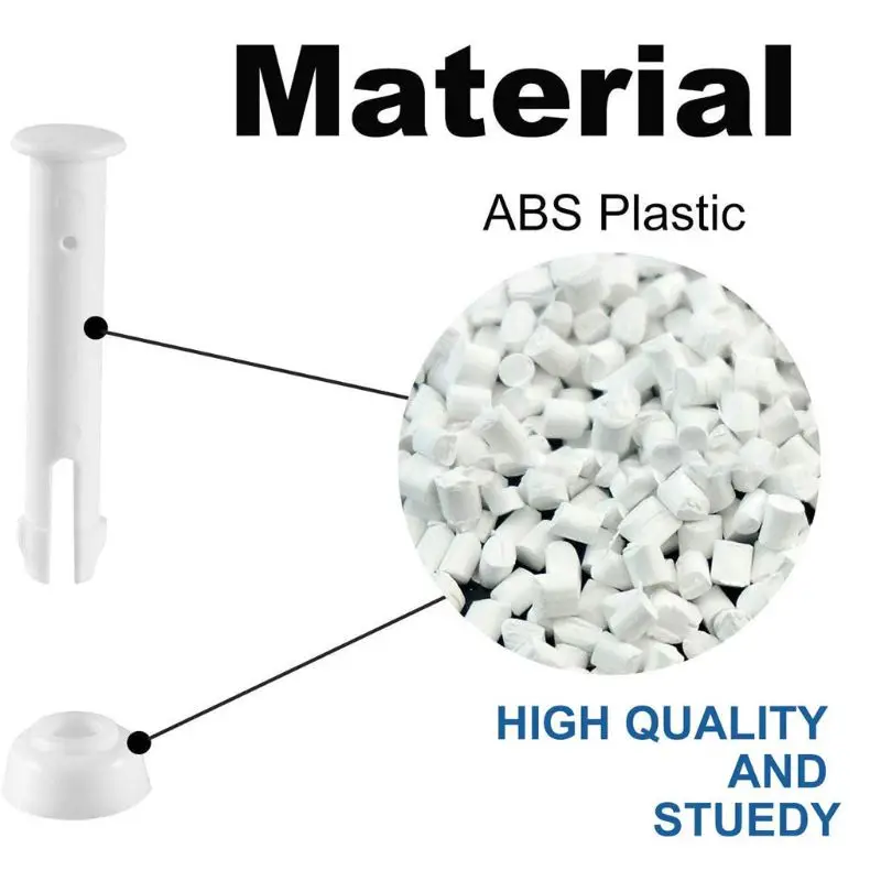 Y1UB 10 шт. пластиковые штифты для соединения бассейна и дополнительные резиновые уплотнения без колебаний Wh