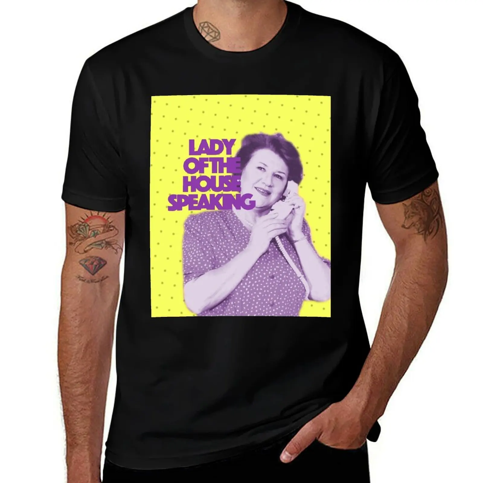 Lady of the House Speaking T-Shirt Plus Size Outdoor Casual Top T-Shirt