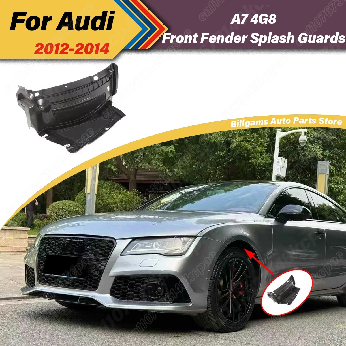 Kit d'accessoires décoratifs de Modification de doublure de garde-boue avant d'automobile pour Audi A7 2013 2014 2015