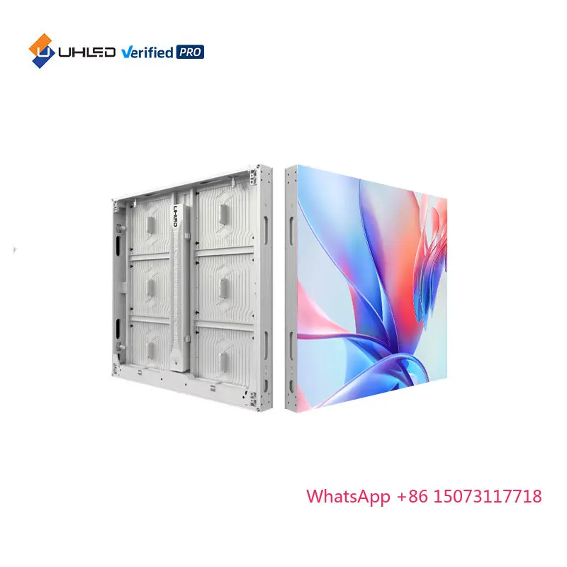 P6.67 شاشة LED مخصصة سطوع عالية 960x960mm شاشة LED للإعلان التجاري في الهواء الطلق شاشة عرض LED