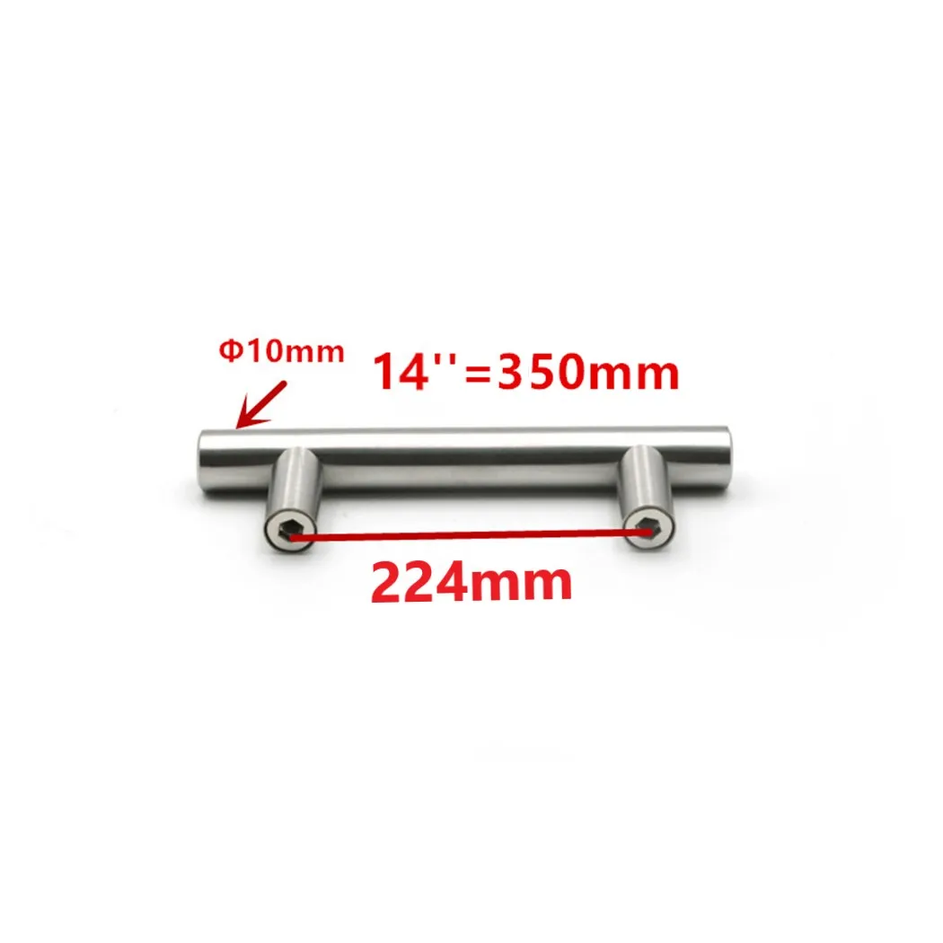 2 ~ 14 дюймов из нержавеющей стали, золотой Т-образный ящик, ручка для двери шкафа, подходит для дверей шкафа, дверная фурнитура для ящиков