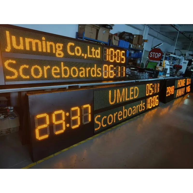 Wireless Remote LED Score Board for Sports - Basketball Volleyball Football - Waterproof IP65 Media Stand Compatible