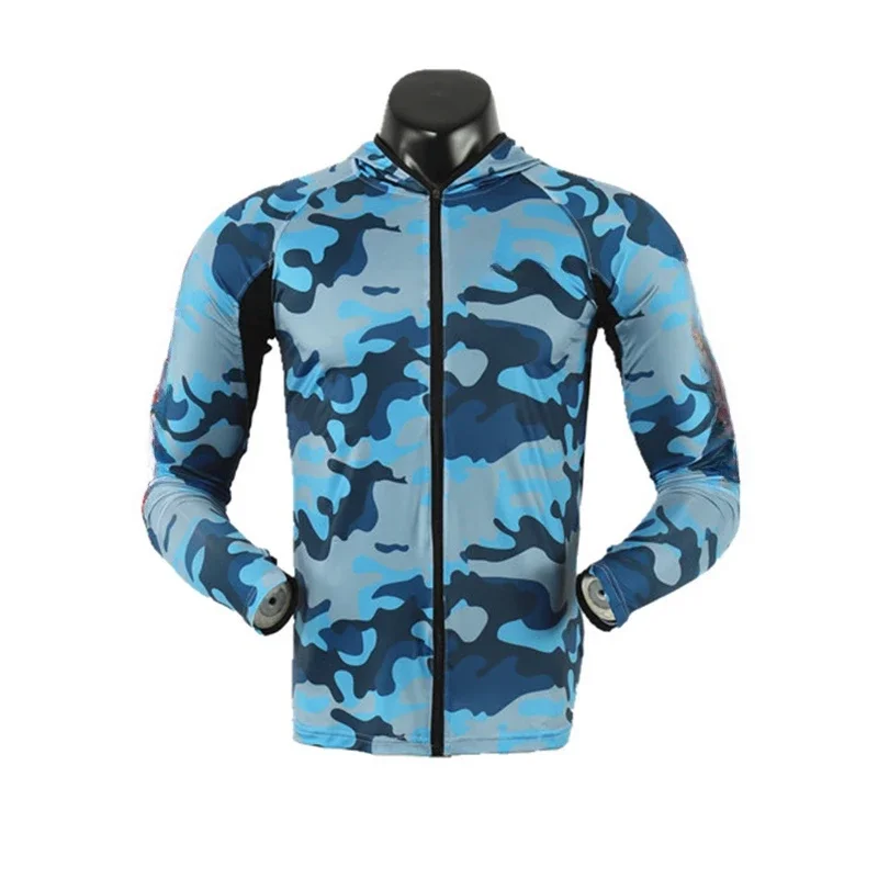 

Summer Long Sleeves Fishing Jersey New Shirts Quick Dry Hoodie Outdoor Sun Protection Clothes For Men Pesca Camiseta