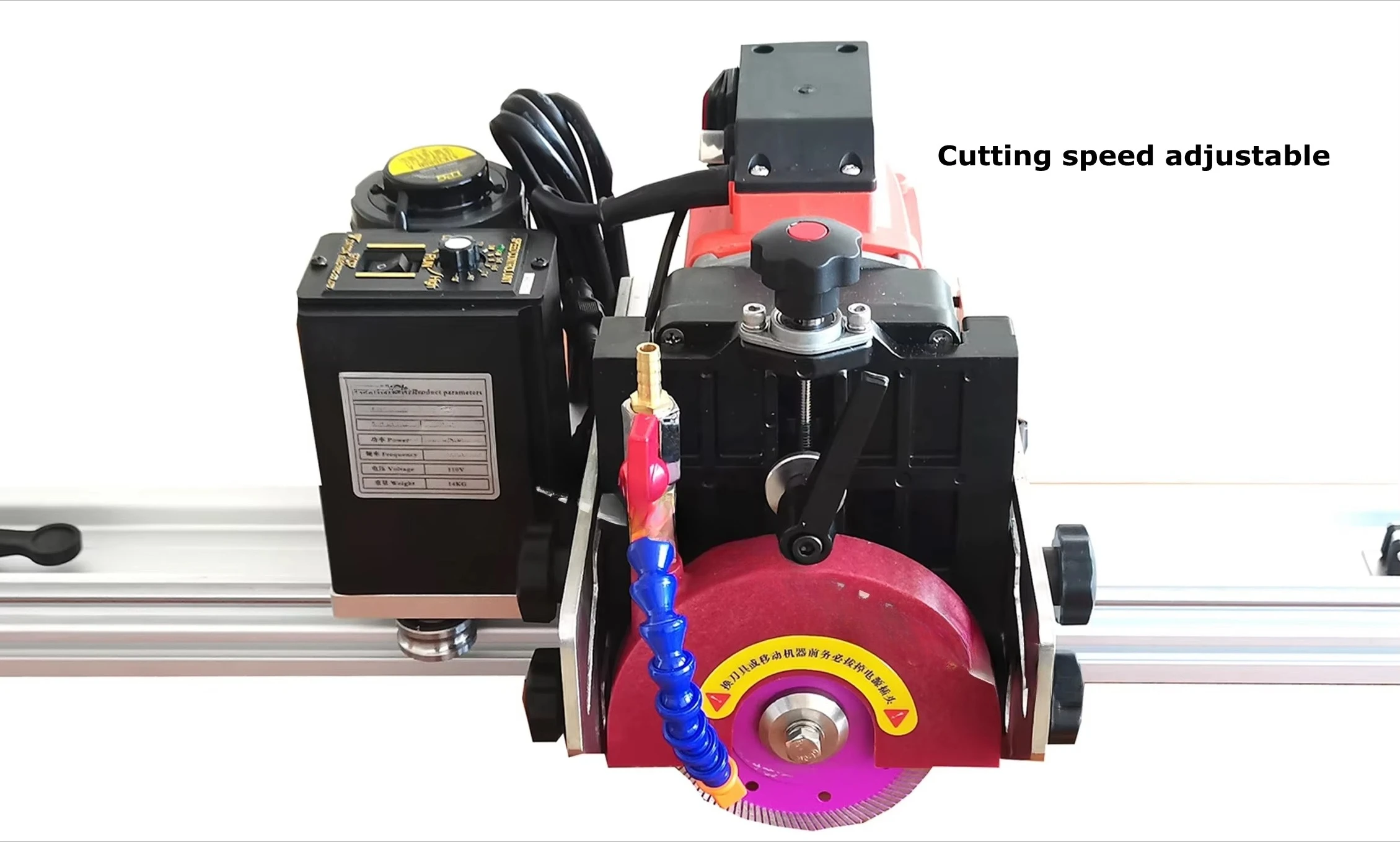 المهنية التلقائي تتحرك 45 درجة ميتري آلة القطع الرطب السكك الحديدية المنشار لآلات الحجر والرخام بلاط الجرانيت