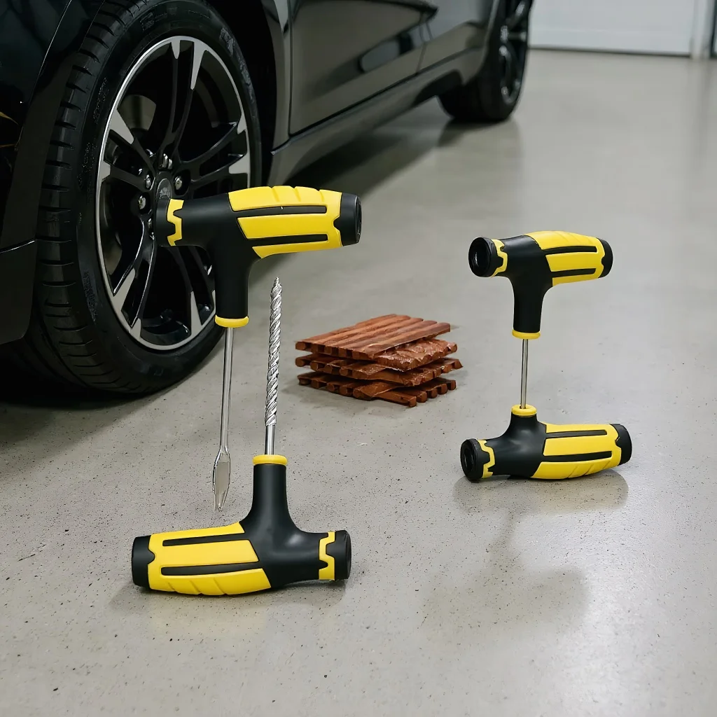 Auto-Reifenreparatur-Set: Vakuum-Reifenreparatur-Kit mit Klebestreifen für schnelle Notfallreparatur