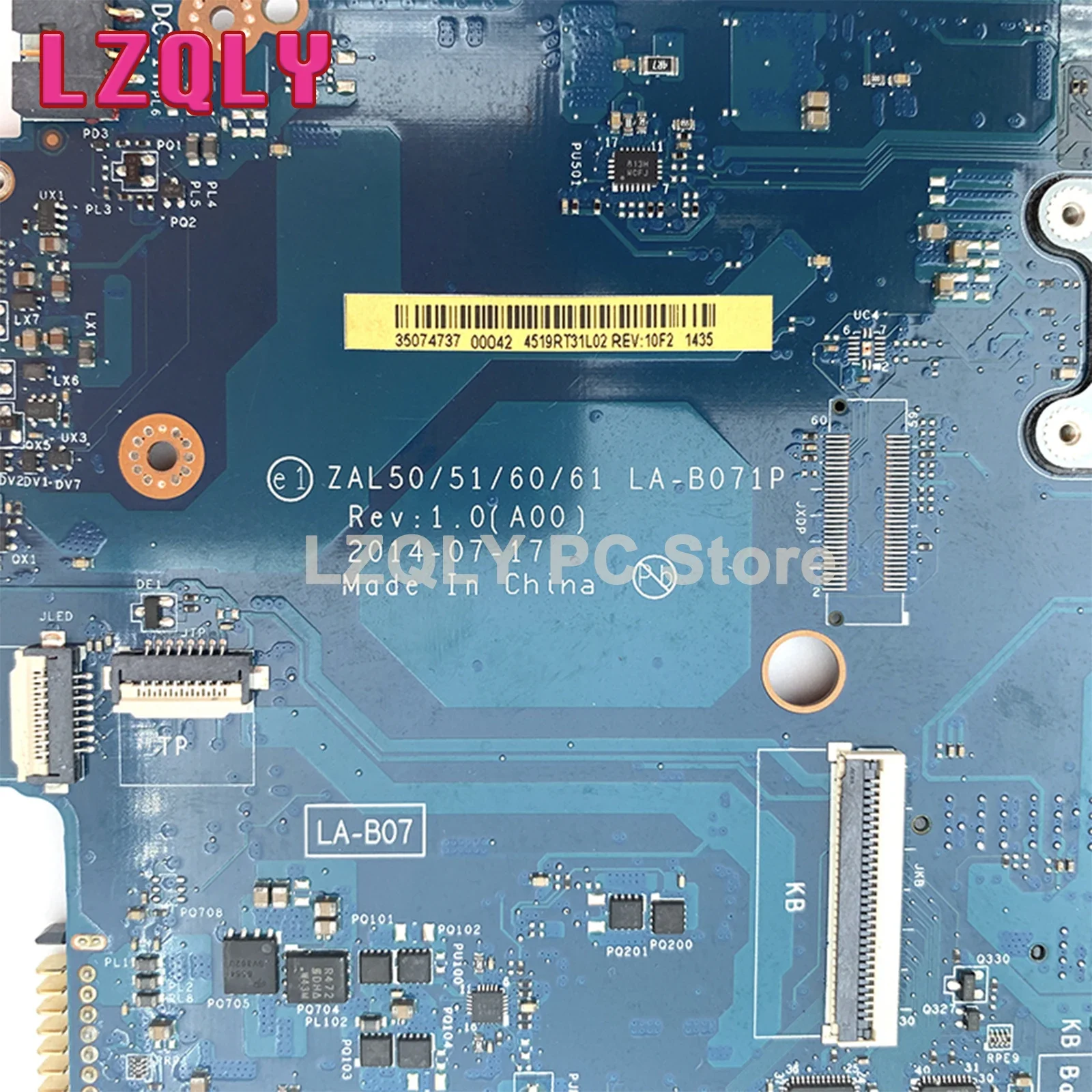 PARA Dell Latitude 3450 3550 LA-B071P Laptop Placa-mãe Celeron 3805U CPU Mainboard CN-0M5NY9 M5NY9 100% testado