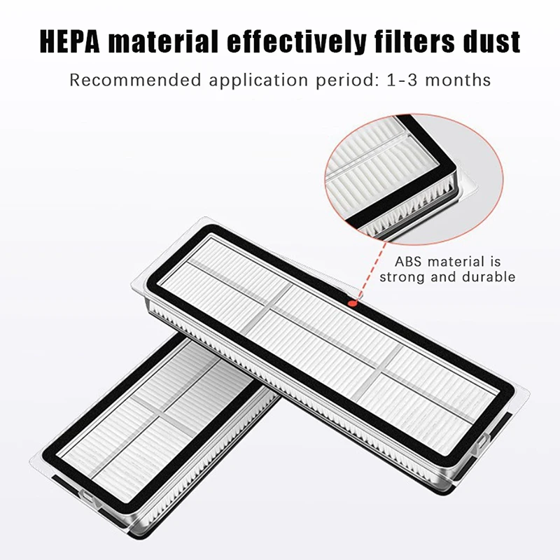 شبكة وفلتر لصندوق الغبار عالي الجودة، مصممة لمكنسة Xiaomi Robot X20+/X10+ / X20 Plus/X10 Plus