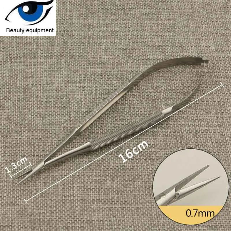 Micro needle holder surgical instrument tool holder needle thread pliers ophthalmology plastic double eyelid needle holder