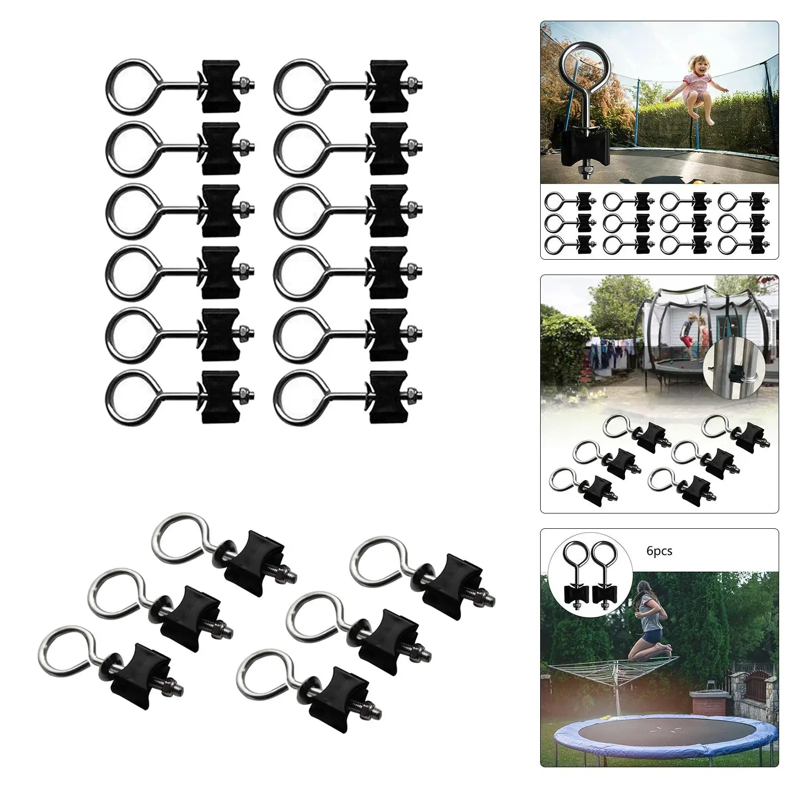 

Trampoline Screws Set Round Head Trampoline Accessories for Most Trampolines