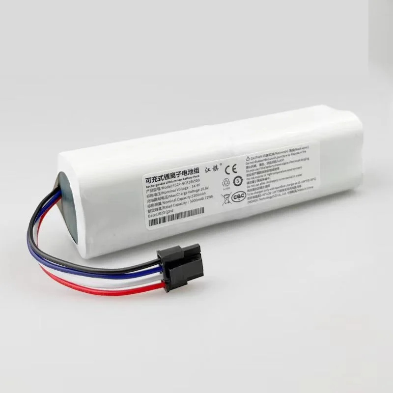 

New Battery for Dreame Robot Vacuum Mop Cleaner D9 F9 L10 L10 Pro 5200mAh Lithium-ion Battery Pack 4INR19/66-2