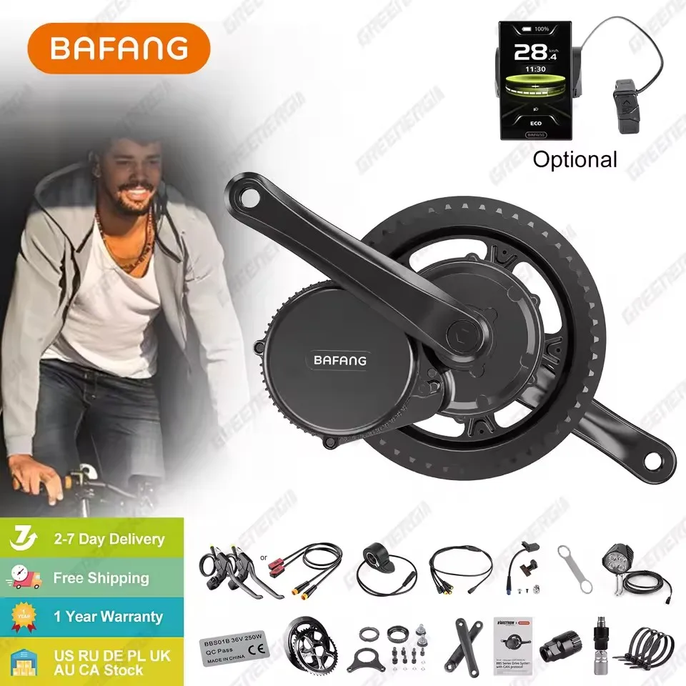 

BAFANG 48V BBS02B CAN Motor M615 M325 M215 Mid Drive Electric Bike Conversion Kit 1000W 750W 250W 500W Motor BBSHD BBS02B BBS01B