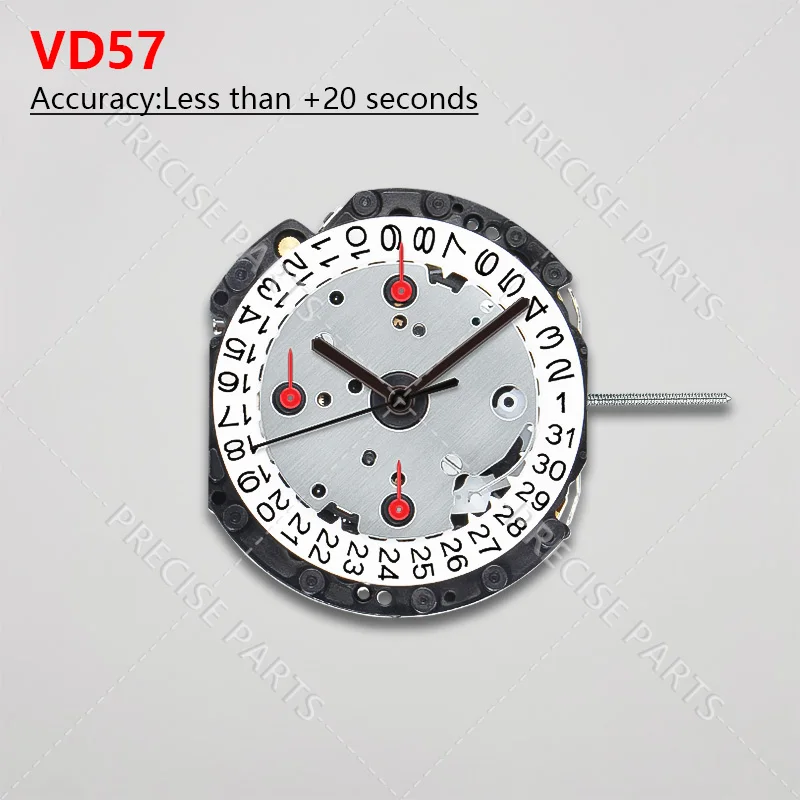 New VD57  Japanese Watch Movement Accessories Quartz Movement VD57 Movement 6 Hands 3.6.9 Seconds Brand New ﻿ ﻿