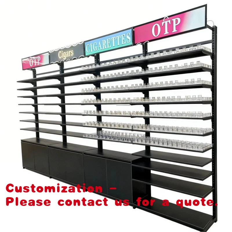 

Customize.Steel Wood Grocery Shelving Perforated Back Adjustable Layers Ce Approved Convenience Store Snack Display Rack
