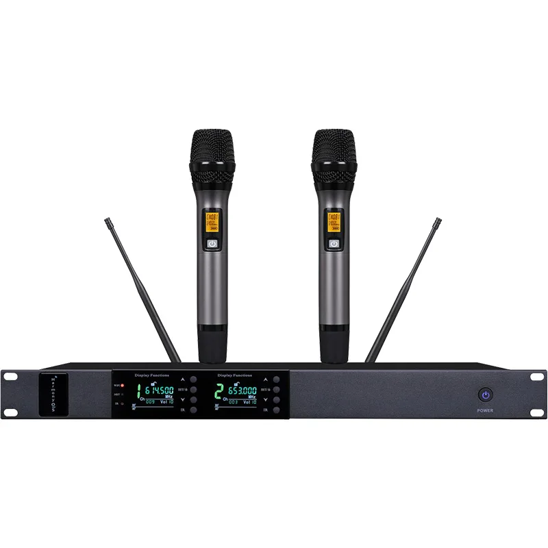Professional wireless microphone, one to two U-segment FM high-quality stage performance home wireless microphone