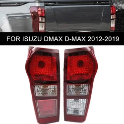 Car Rear Tail Light Assembly For Isuzu DMax D-Max 2012-2016 2017 2018 2019 With Wire Harness Bulbs fog light Turn signal lamp