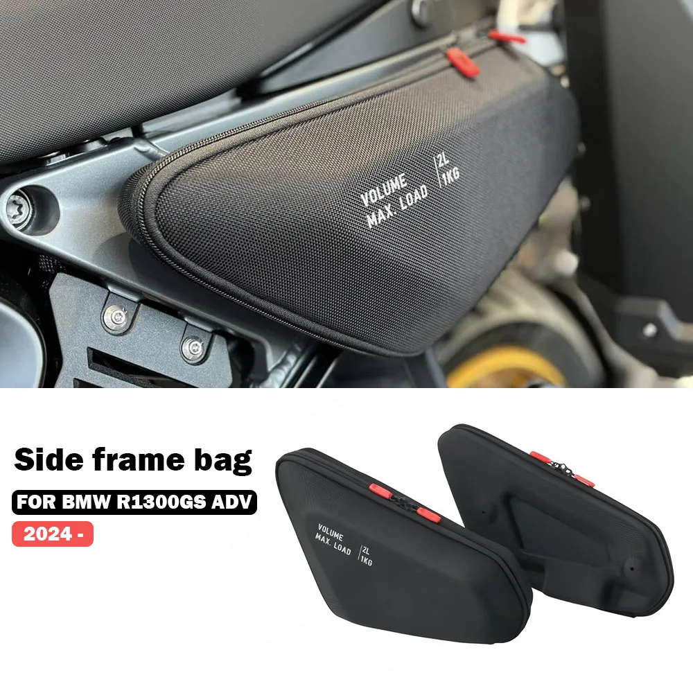 

New For BMW R1300GS Adventure R 1300 GSA R1300 GS ADV 2024 2025 Motorcycle Side Frame Bag Storage Package Bags Waterproof Bag