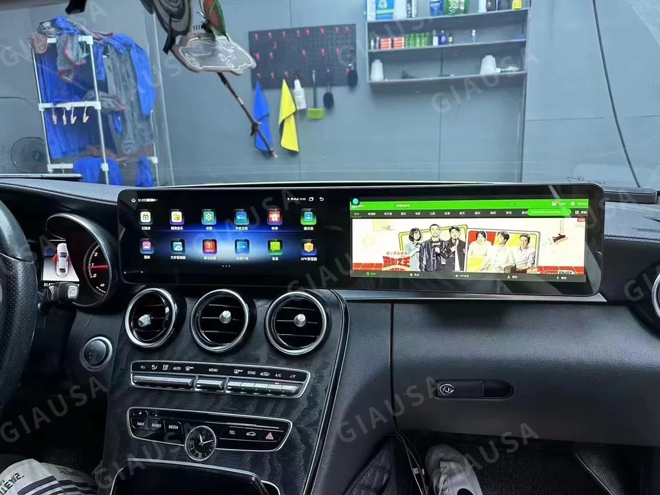 Android13 デュアルスクリーン メルセデス・ベンツ Cクラス W205 GLC