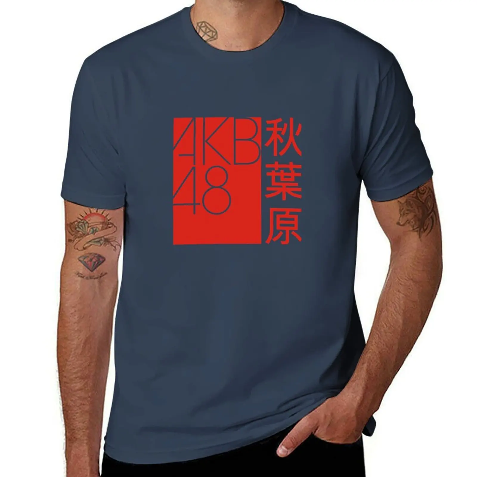 

AKB48 FANS T-Shirt cheap stuff blue archive mens clothing