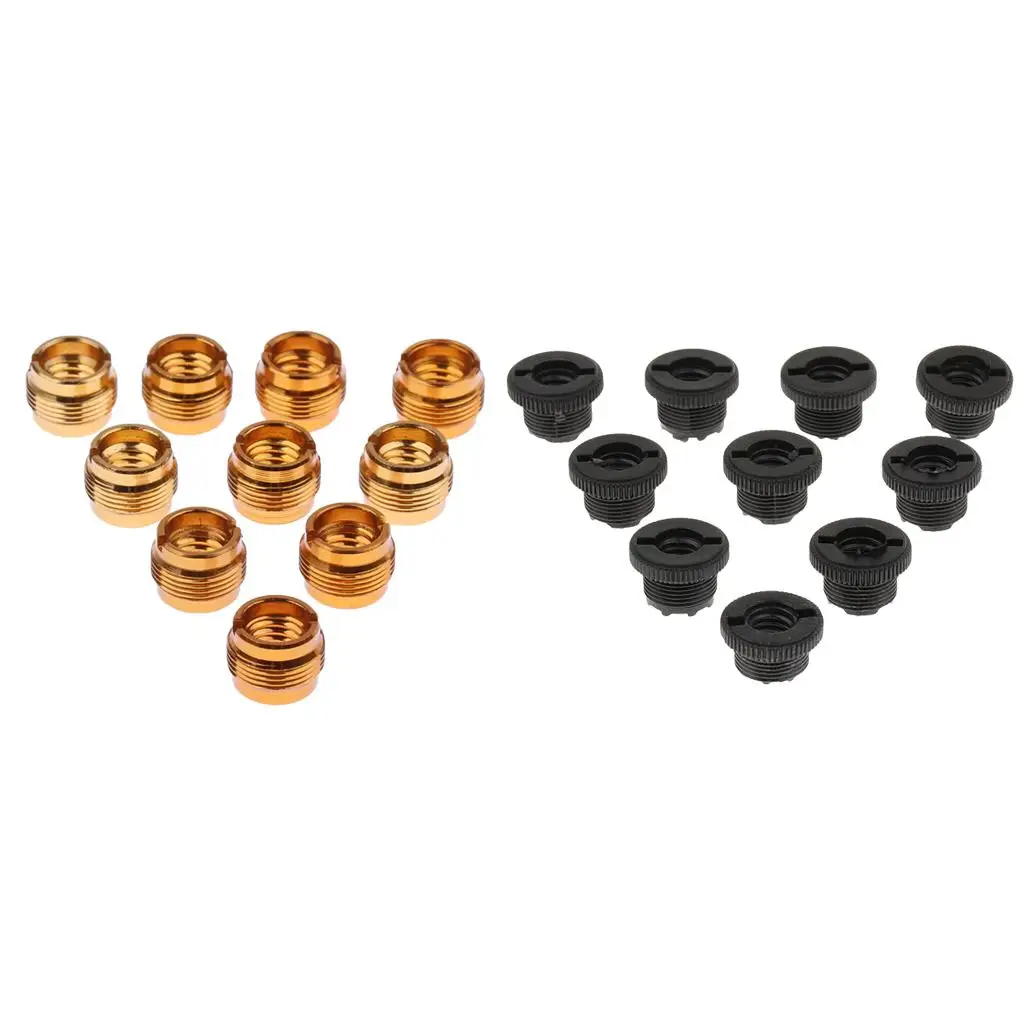 Mic Stand Adapter 3/8 to 5/8 Metal Screw Nut Microphone Bracket for Foldable Recording Shock Mount