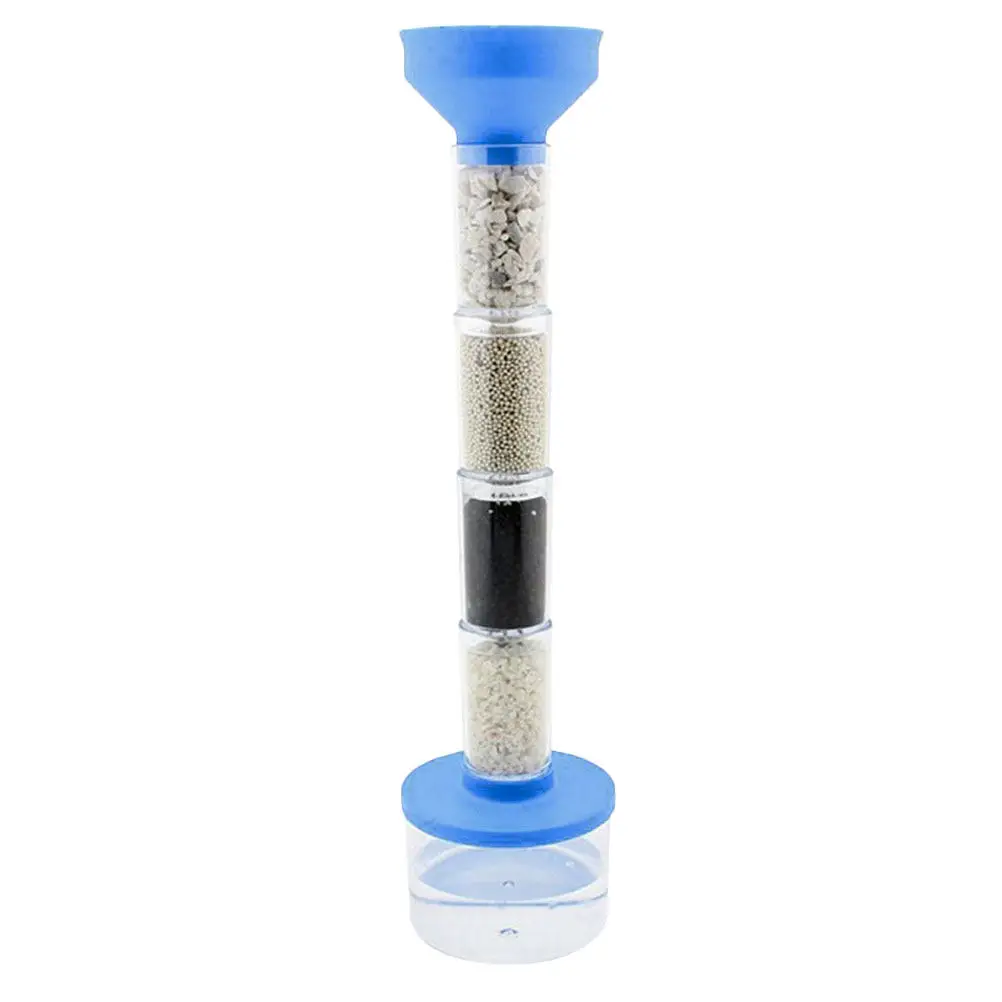 1Set Educational Water Filtration System DIY Science Kit Water Purifier for Kids Adults Camping Hiking Emergency