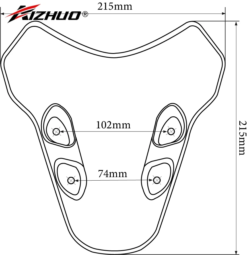 MT07 2024 Motorcycle Windshield Deflectors Wind Shield Screen Protector Parts For Yamaha MT-07 Windscreen MT 07 2023 2022 2021 view 5