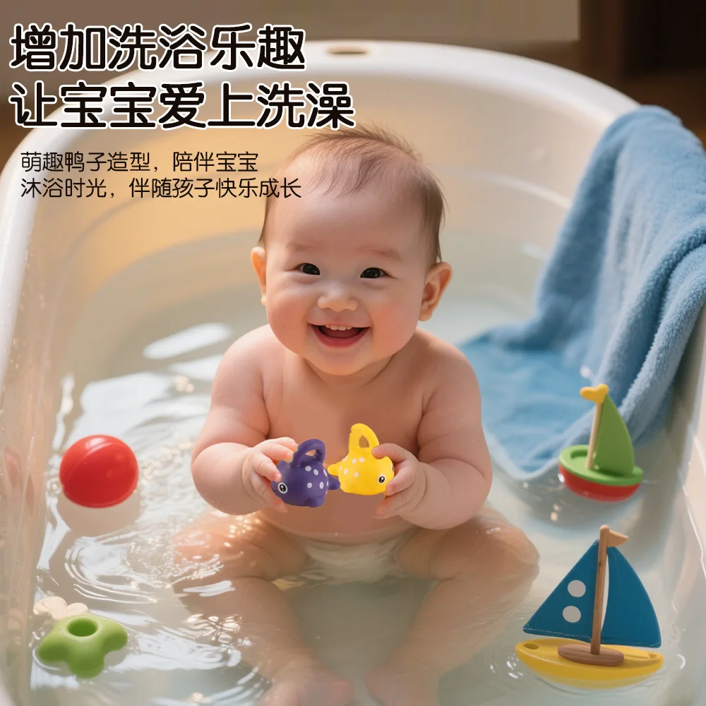 Fishing toys bath summer water play toy fishing rod net seaside swimming pool beach sand toys kindergarten parent-child game