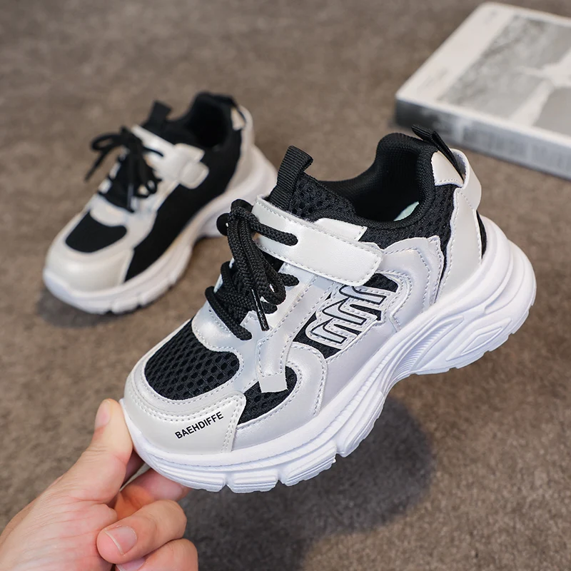 

Children Tennis Shoes Non-slip Sneakers for Kids Girls Fashion Causal Mesh Upper Breathable Boys Sports Shoes Spring Autumn Hot