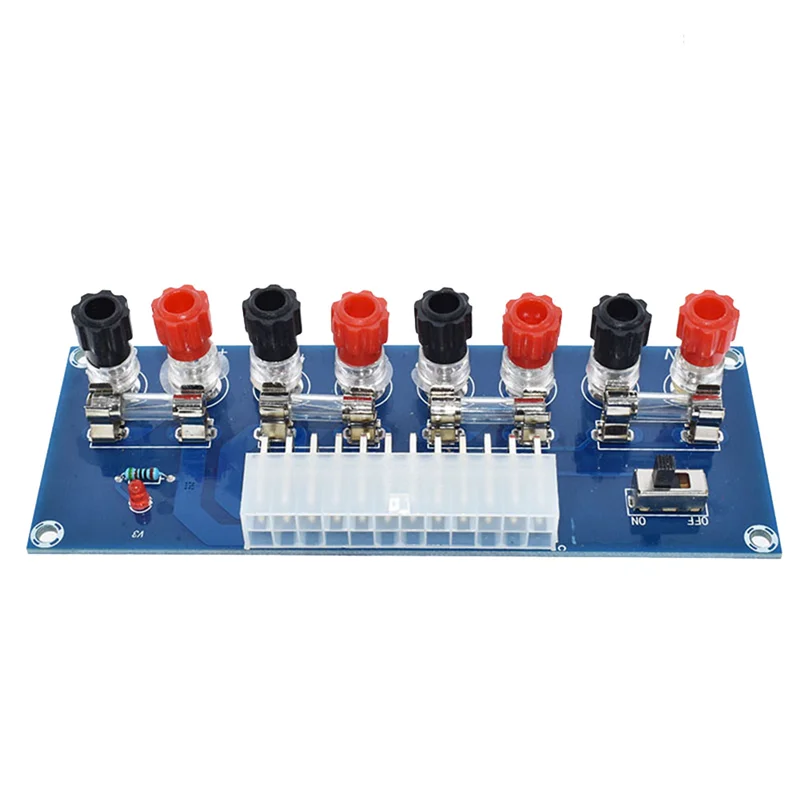 A23F-XH-M229 ATX Desktop PC Chassis Transfer Daya Ke Papan Adaptor Modul Sirkuit Catu Daya 24 Pin