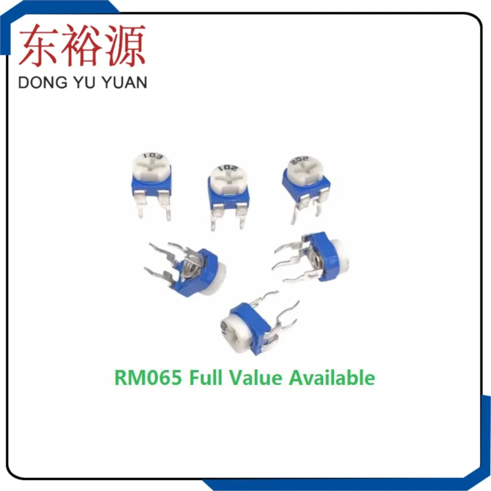 20 piezas 1K 10k 101/102/104/105/201/202/203/204/501/502/503/504 potenciómetro recortador resistencia ajustable RM-065-103 RM065 Trimpot