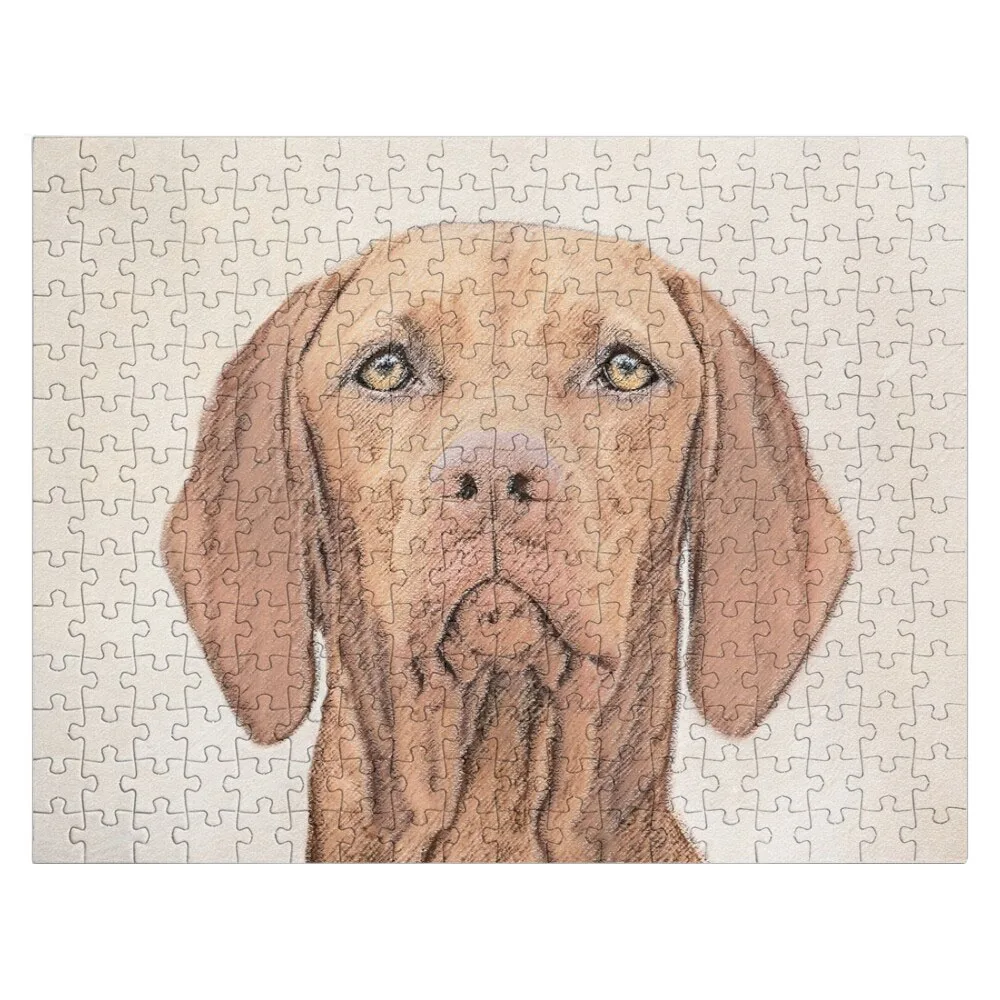 

Vizsla Jigsaw Puzzle Custom Name Child Toy Custom Wooden Gift Customized Photo Customized Puzzles For Kids