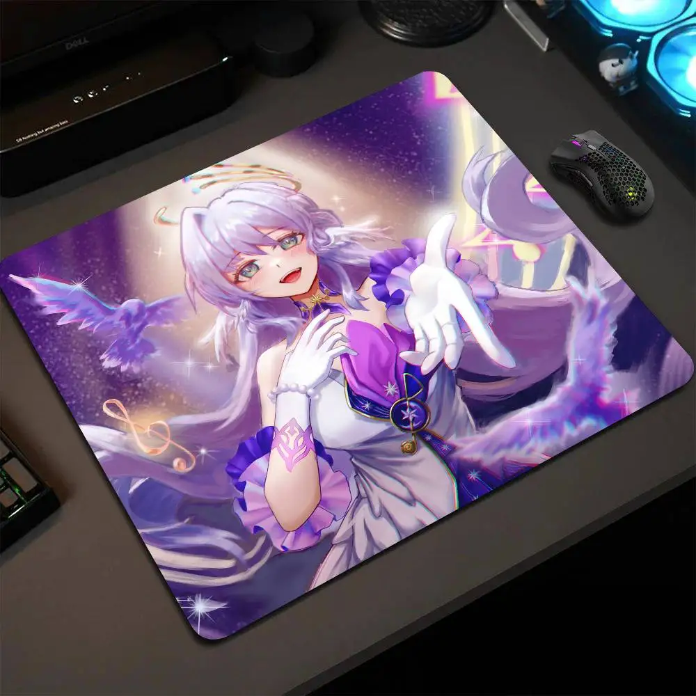 Robin Honkai Star Rail Impact Mouse Pad 22X18 Square Computer Accessories Office Game Table Mats Rubber Anti-slip Mousepads