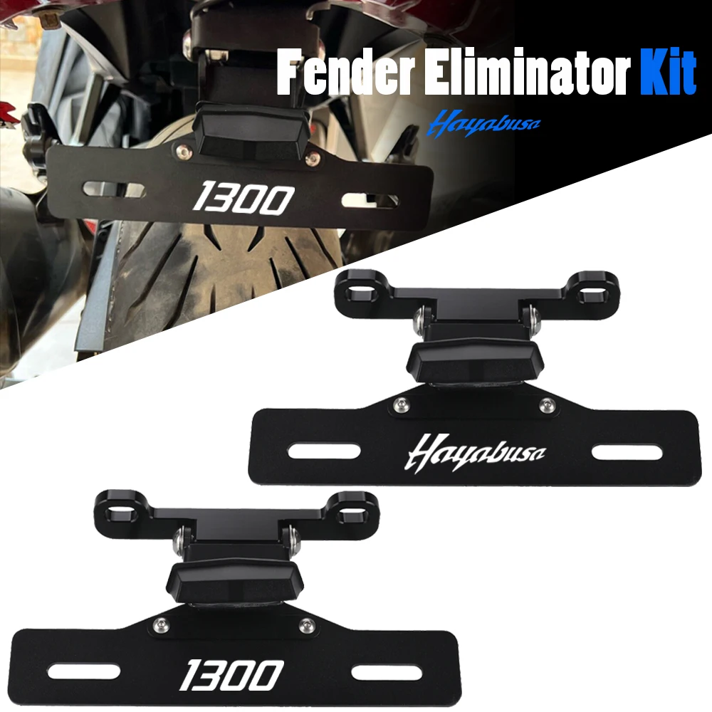 

Рамка держателя номерного знака мотоцикла, кронштейн, светодиодный светильник для SUZUKI GSX1300R HAYABUSA GSX-1300R 2008-2024 2023, GSX 1300R