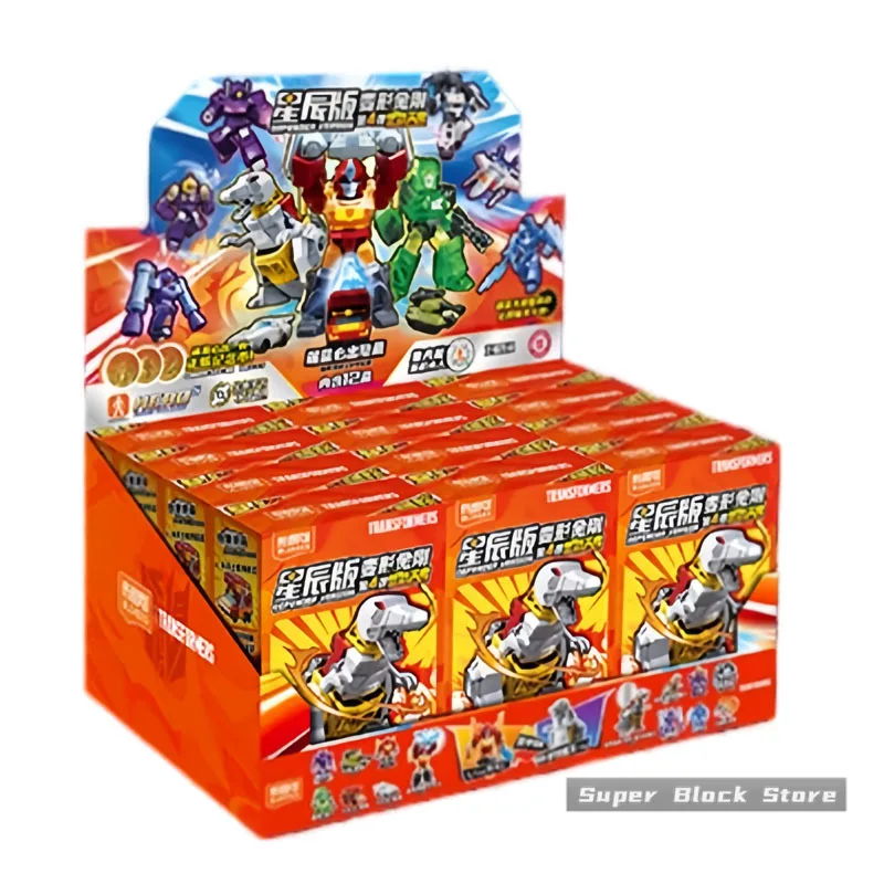 BLOKEES Defenoer Version 4th Transformers Building Block Man Assembly Toys Grimlock Rodimus Prime Megatron Model Collecting Gift image 3